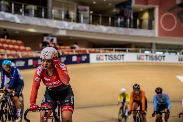 Verena Eberhardt hatte einen Podestplatz in Aussicht. | Foto: Drew Kaplan