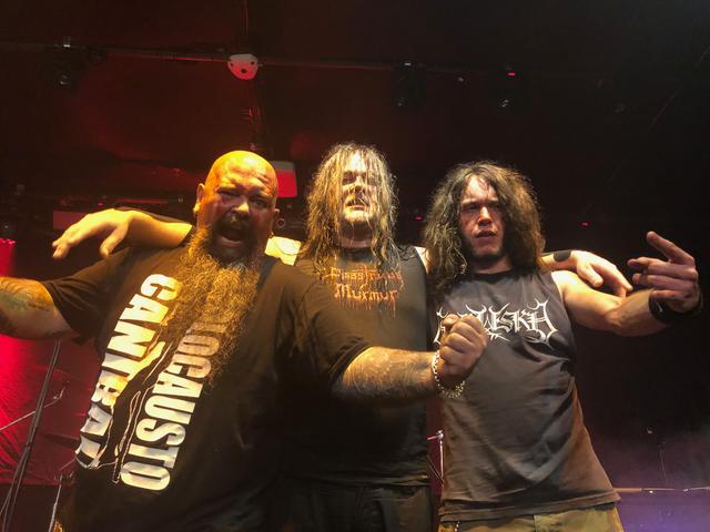 Elmar, Mampe und Michi (von links) verabschiedeten sich von der (Live-)Bühne