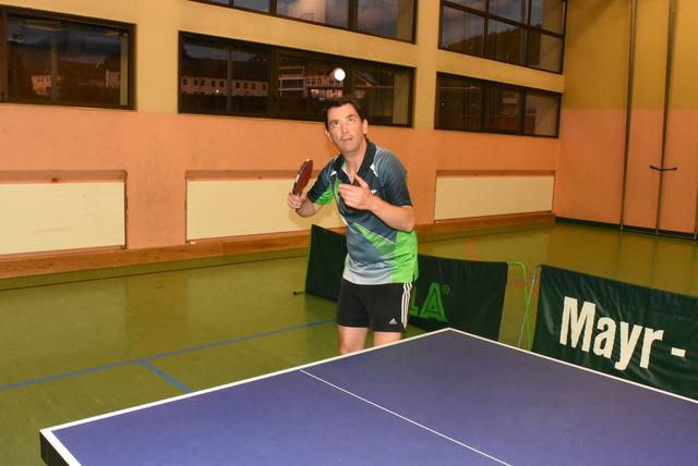 Frank Doppler (Tamsweg II) zeigte sich im Spiel gegen Altenmarkt in Hochform. | Foto: TTC Intersport Frühstückl Tamsweg