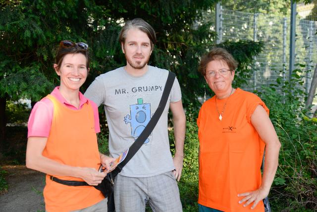 Bernd Kantoks ganz in seinem Element. Während des Kinder-Sommerfestes im Schönbornpark. | Foto: SPÖ Josefstadt