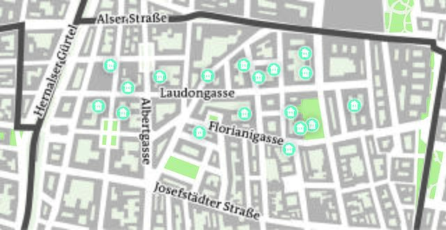 Auf Airbnb sind in der Josefstadt zahlreiche Wohnungen zu finden. Die Nähe zur Innenstadt ist hier sehr beliebt.