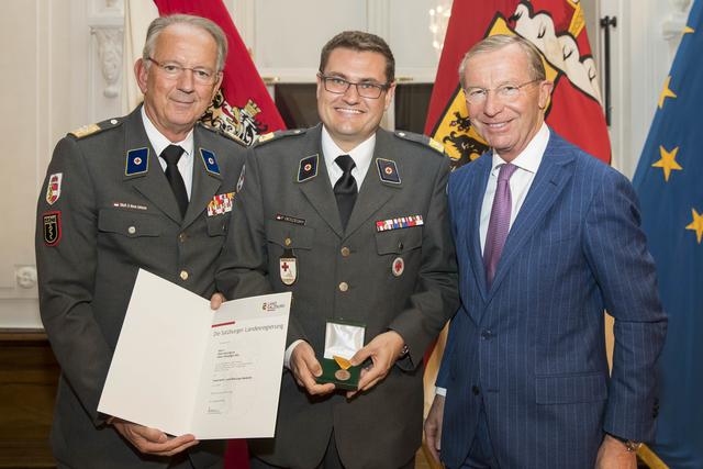 Herr Oberrettungsrat Peter Dioszeghy, Kuchl | Foto: Land Salzburg