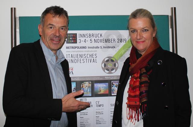Ehrengast und Unterstützer: Bürgermeister Georg Willi mit Ehefrau Katharina