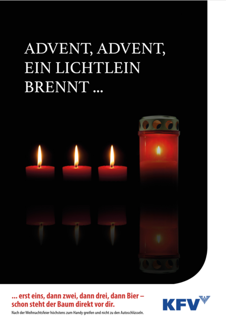 Mit einer Plakataktion soll auf die Gefahren des Alkohols am Steuer hingewiesen werden