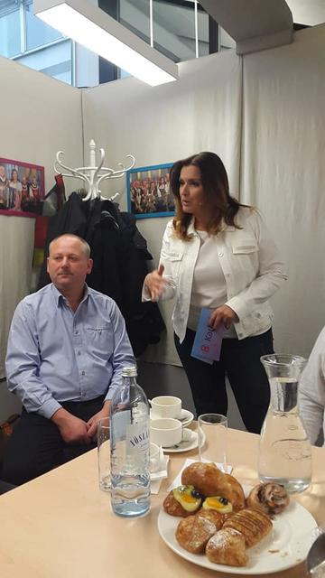 Manfred Hausegger aus Stallhofen mit Barbara Karlich