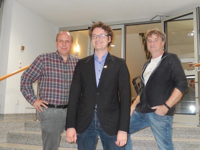 Der neue "Shopping in Braunau"-Vorstand: Kassier Rainer Hinkelmann, Obmann Stefan Ammerer und sein Stellvertreter Fred Hermann.