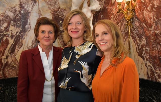 Helga Rabl-Stadler, Caroline Peters und Bettina Hering.