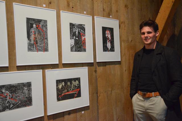 Der Telfer Jakob Auer lud am 8.11. zu seiner ersten Vernissage.