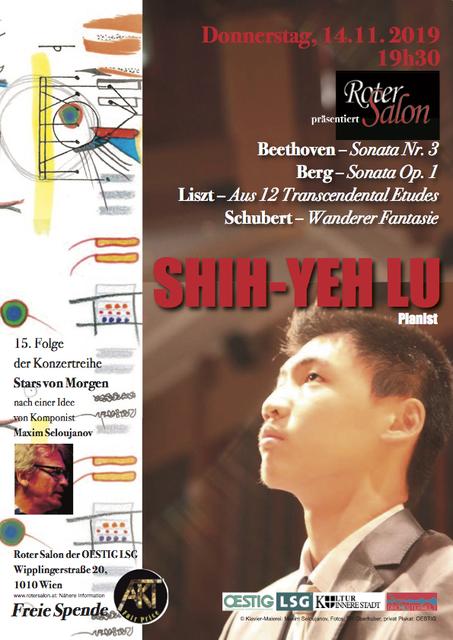 Taiwanese SHIH-YEH LU ist als Pianist temperamentvoller als Hermann Hesses „Goldmund“.