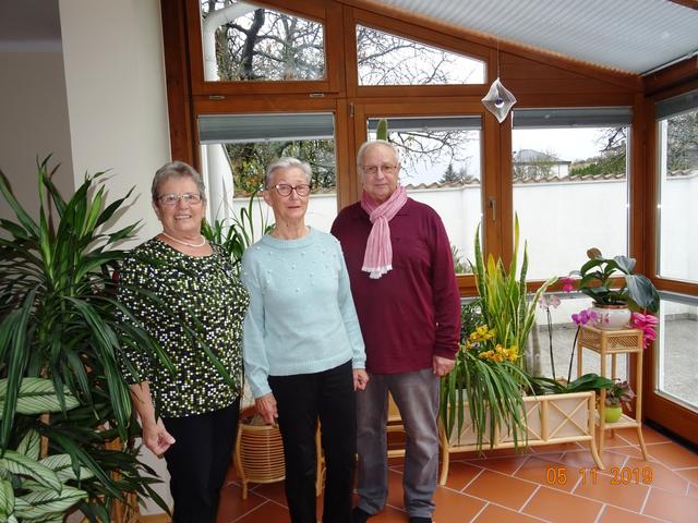 Von links: Elisabeth Plank, Helga Taschner, Walter Wandrasch
