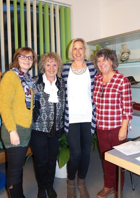 von links: Melitta Pichler, Maria Verdes, Sabine Lugger und Elisabeth Maria Funder