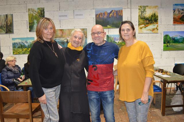 Herbstfest der Klagenfurter Sezession: Christine Wultsch, Hermine Jerabek, Werner Wultsch und Dagmar Breschan | Foto: Lehner