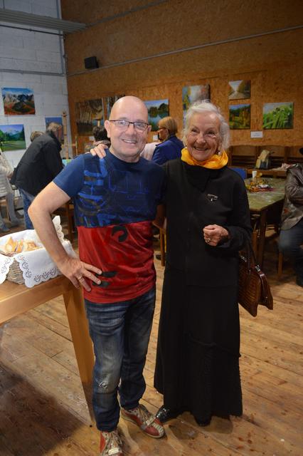 Herbstfest der Klagenfurter Sezession: Werner Wultsch und Hermine Jerabek | Foto: Lehner