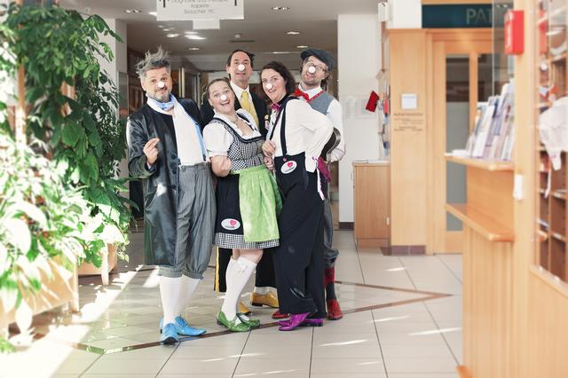 Die fünf Clowns der Humormedizin | Foto: Nina Hader