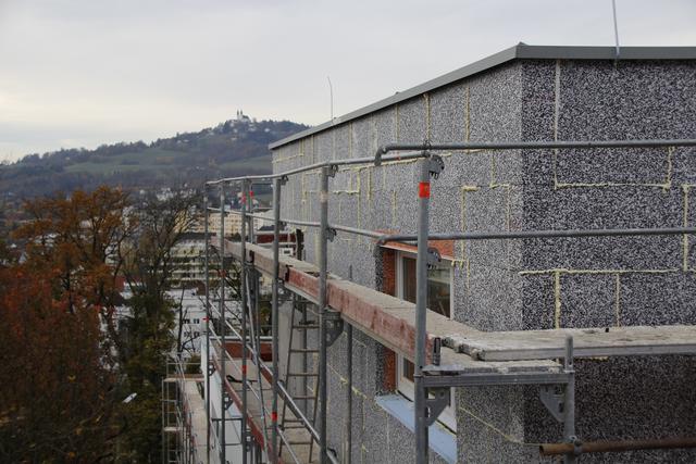 In St. Magdalena wird viel gebaut. Es ist eine der teuersten Wohngegenden in der Stadt.
