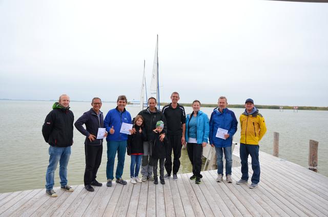 Segler aus der Region legten ihre Prüfungen ab: Die Mitglieder des Offshore Yacht Clubs Erlauftal am Neusiedler See in Mörbisch.