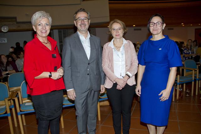 LA Doris Prohaska, Wolfgang Stangl, Astrid Mayer und Nicole Jandrisits begrüßten die Teilnehmer