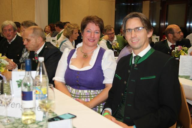 Auch die Politik fehlte nicht: die ÖVP-Bezirkskandidaten zur Landtagswahl Maria Skazel und Joachim Schnabel