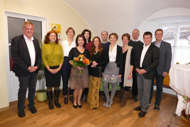 Das gesamte Team der neuen Urkraftpraxis in Vorau mit Pfarrer Lukas Zingl (l.), Gesundheitsberater Patritz Pichlhöfer, Bgm. Bernhard Spitzer und Vzbm. Patriz Rechberger (v.r.n.l.)