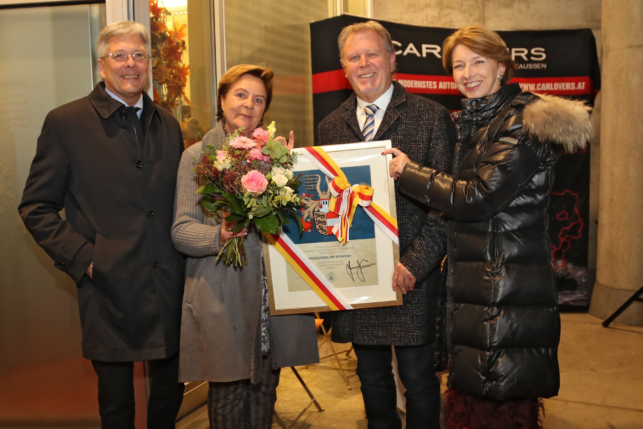Wirtschaft: Landeswappen für Friseur Georg Wilhelmer - Klagenfurt - meinbezirk.at