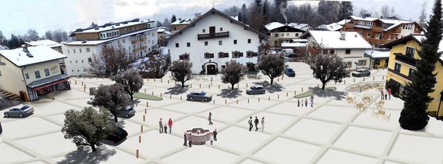 20 Studenten der Universität Innsbruck beschäftigen sich mit dem Projekt "Begegnungszone Thumersbach". Gegen Ende des Semesters werden die Pläne präsentiert. | Foto: Architekturbüro Schmid