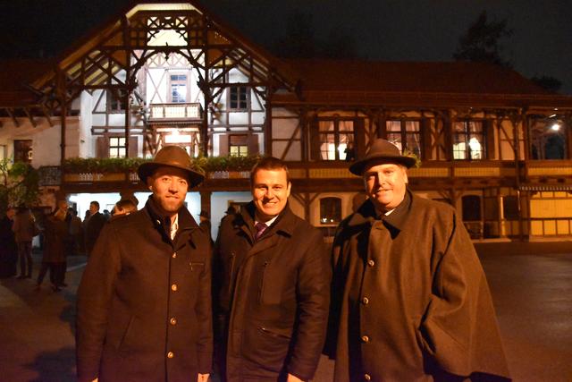 Klaus Ruetz, Bezirksjägermeister von Imst, mit Klaus Wallnöfer von der Jagdbehörde der Stadt Innsbruck und Otto Weindl, Bezirksjägermeister von Schwaz | Foto: Rüggeberg