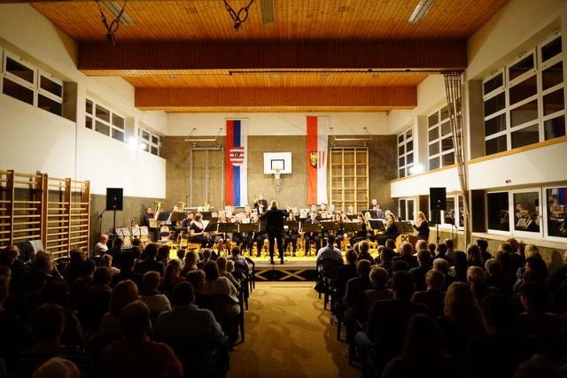 Der Musikverein Kematen vor dem begeisterten Publikum mit ca. 250 Zuhörern | Foto: Musikverein Kematen am Innbach