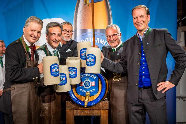 Prost: Gerald Zanker, Siegfried Nagl, Ronald Zentner, Andreas Werner, Magne Setnes | Foto: Foto Jörgler