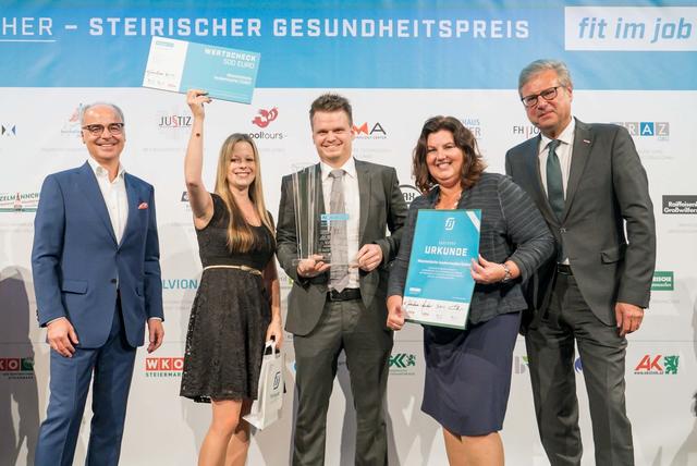 Karl-Heinz Kohrgruber, Sonja Aspek und Christopher Cech von Saubermacher, Claudia Schenner-Klivinyi und Karl-Heinz Dernoscheg | Foto: Foto Fischer