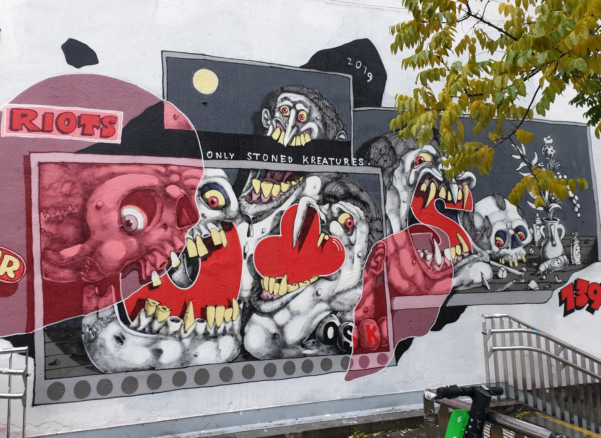 Graffiti: RIOT 1394 im Portrait - Ottakring