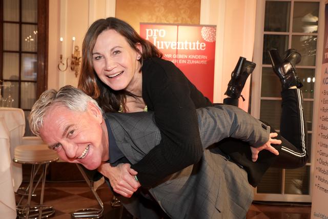 Walter Schachner mit Katharina Gutensohn.