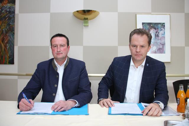 Themen auf den Tisch gelegt: Herbert Kober und Walter Rauch (v.l.).