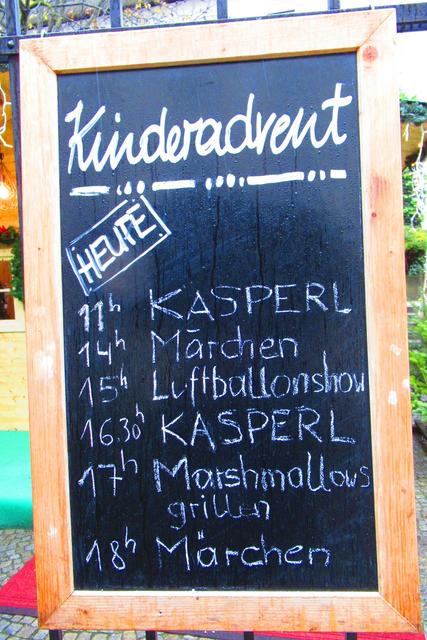 Ein umfangreiches Programm gibt es beim Kinderadvent