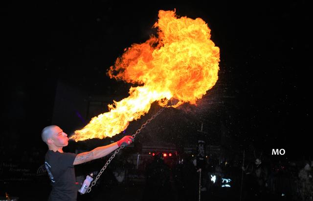 Feuerspucker, Perchtenlauf Hausmannstätten