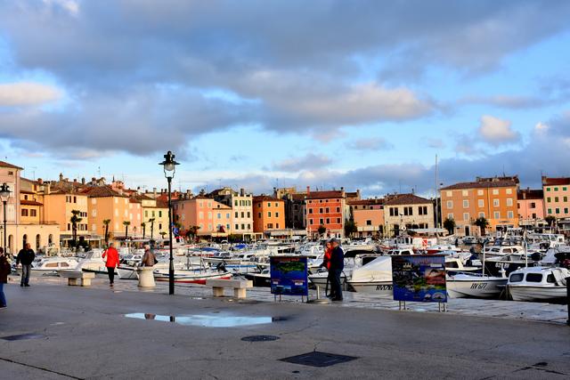 Nach dem Guß schien auch in Rovinj wieder die Sonne