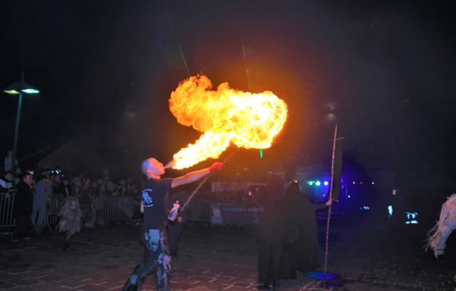 Feuerspucker, Perchtenlauf Hausmannstätten