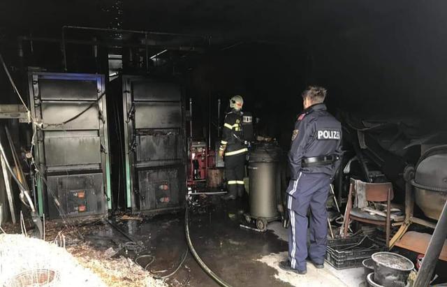 Heizhausbrand konnte gelöscht werden. | Foto: AFKDO Purkersdorf