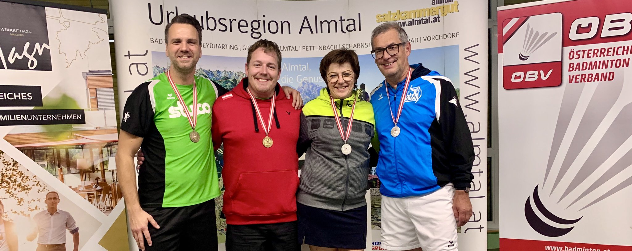 Badminton: Fünf Mal Edelmetall für UBC-Oldies bei Heim-Staatsmeisterschaft - meinbezirk.at