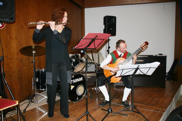Patricia Gföller und Jakob Grissemann vom Muisikkonservatorium zeigten ihr Können 