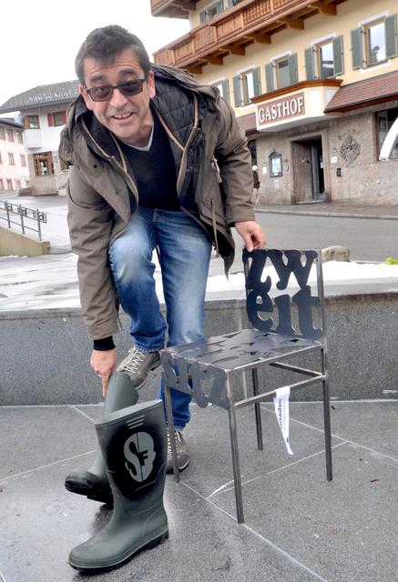Manfred "Fusl" Fuschlberger mit "Zweitwohnsitz". | Foto: Kogler