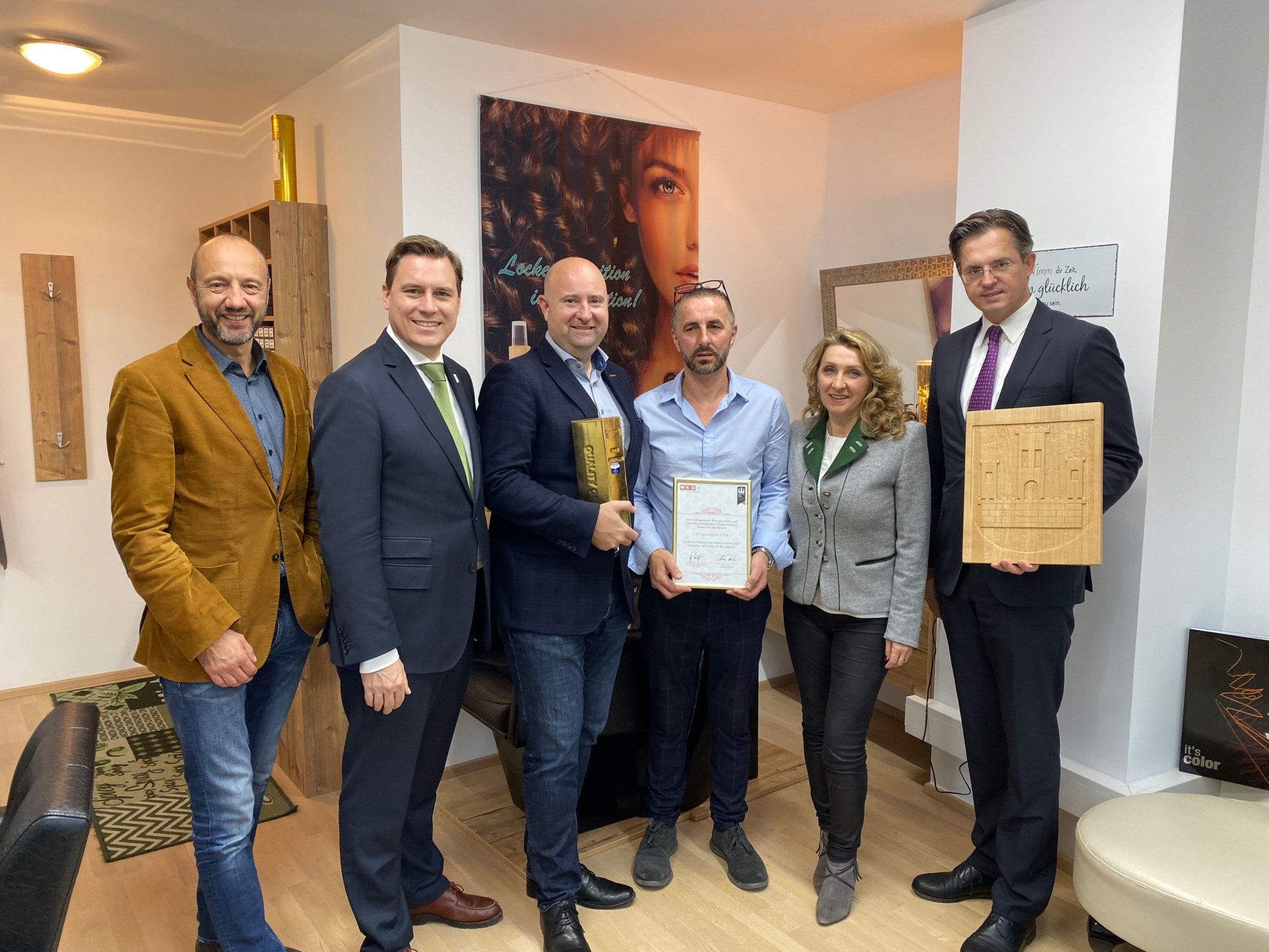 Betriebsbesuch bei Friseur Ciro - Klosterneuburg - meinbezirk.at