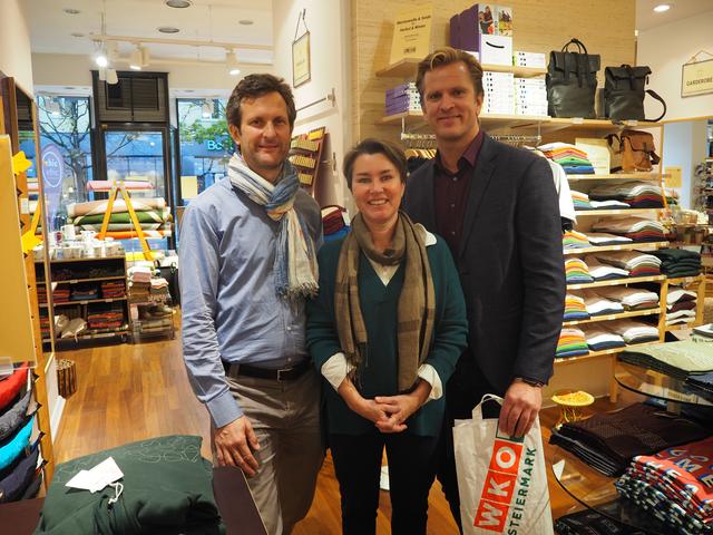 Bei Chic Ethic: das Ehepaar Reiter mit V. Larissegger (r.) | Foto: KK