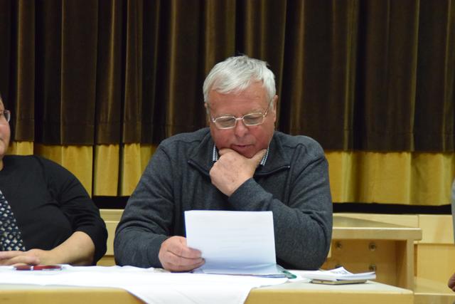 Zeugwart Josef Koller berichtete über den Stand der Hilfsmittel. | Foto: Siegele