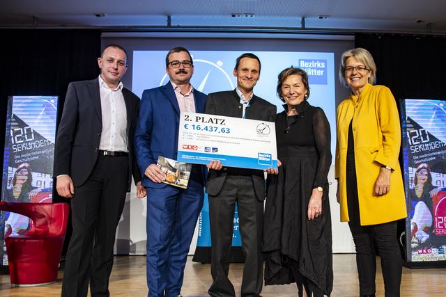 Platz zwei für Christian Simhofer und seinen "Klappen-Mönch" | Foto: Daniela Matejschek