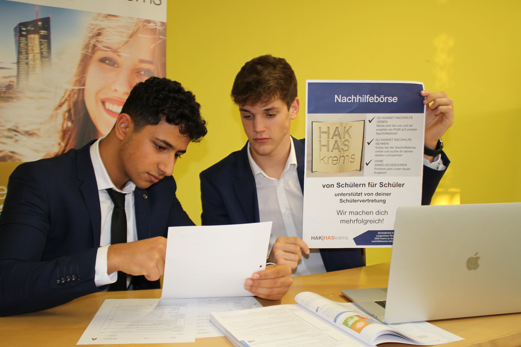 Hilf dir selbst – oder mit der Nachhilfebörse der Schülervertretung - Krems