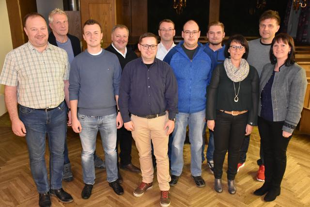 Der neue Verein mit Karl Holzweber an der Spitze.