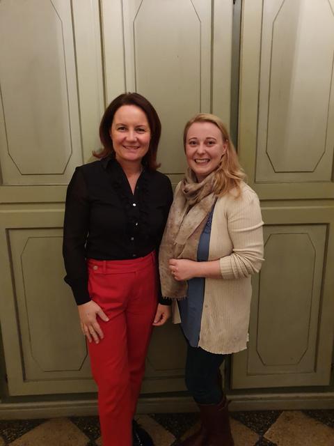 Cornelia Ecker und Stefanie Winzl.