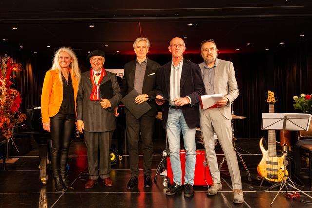 Preisträger ARTEDITION COMPLIMENT Kategorie Malerei Hans Sisa, Klaus Soppe und Herman van den Broek. | Foto: Galerie Artinnovation