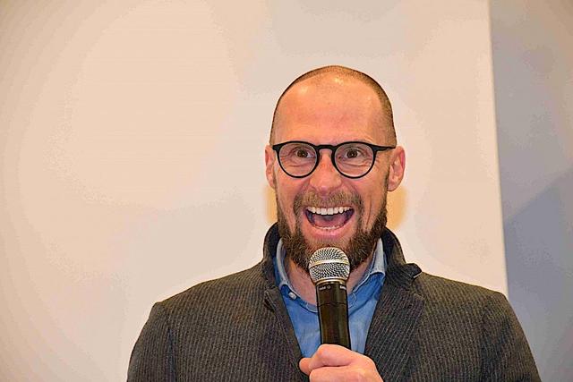 Marco Buechel sprach über "Streif-Erfahrungen". | Foto: K.S.C.