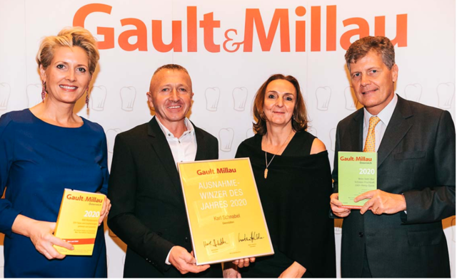 Martina und Karl Hohenlohe prämieren im Gault-Milliau 2020 auch den "Ausnahme Winzer des Jahres".
